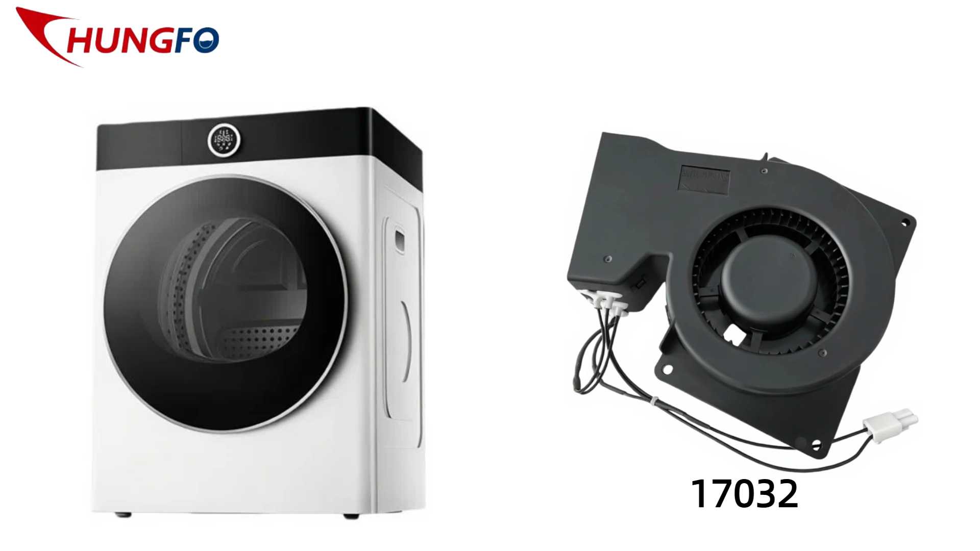 히트펌프 건조기 강화: Chungfo HTC17032D24M DC 송풍기 적용 사례